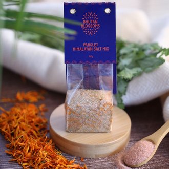 Bhutan Blossom - Petrezselymes Himalájai Só Mix, 100 gr-os