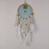 Jembong Álomfogó Tollakkal és Kagylóval - Menta, 17 cm