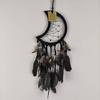 Laba-Laba Hold Alakú Álomfogó - Fekete, 13 cm