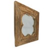 Mendoyo Négyzet Alakú Fa Tükör