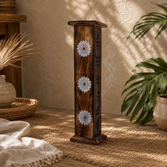 Wooden Tower - Álló Füstölőtartó
